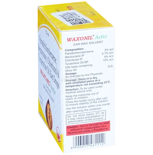 waxonil activ ear drops 10 ml